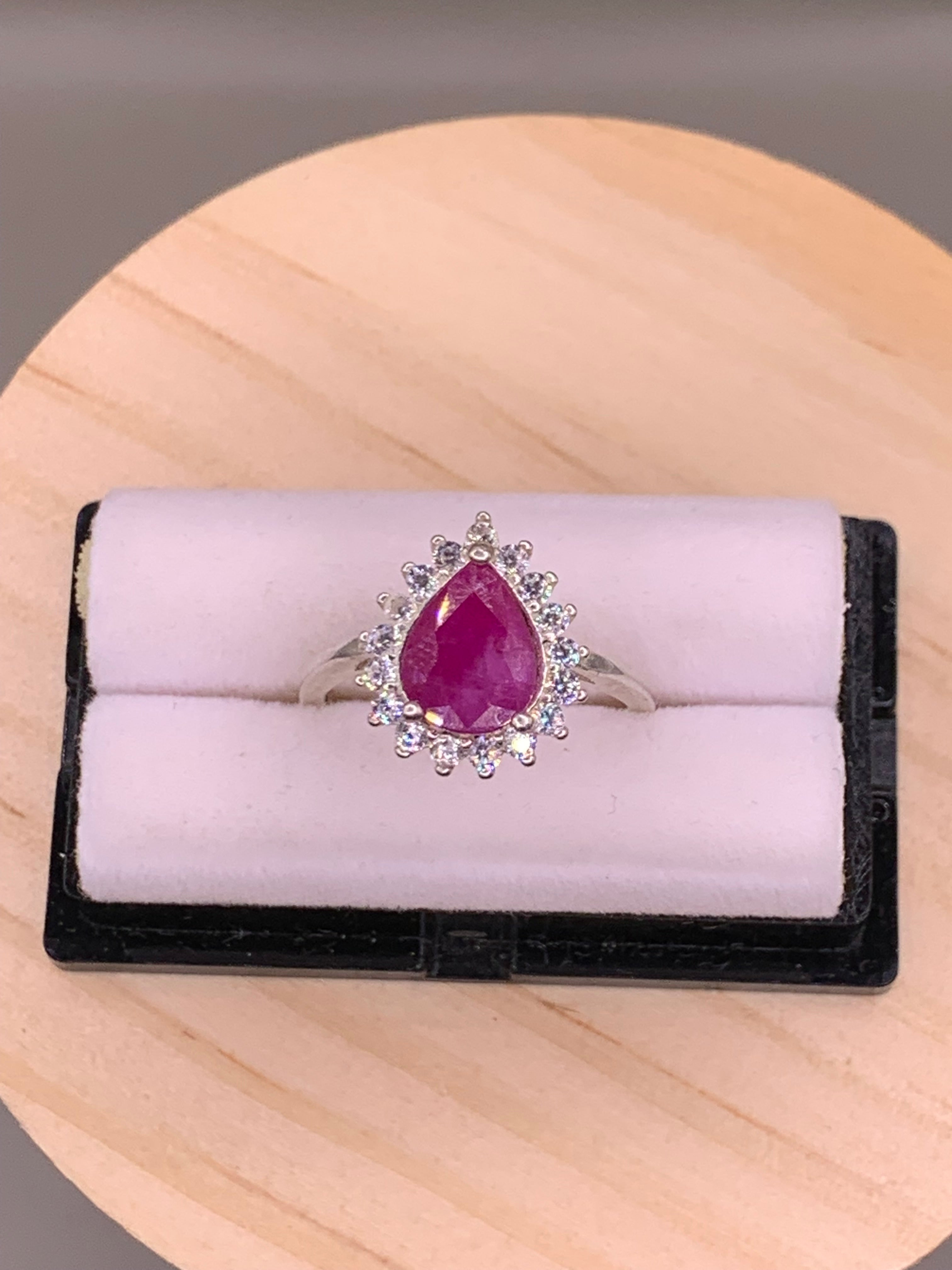 Pink Ruby Ring