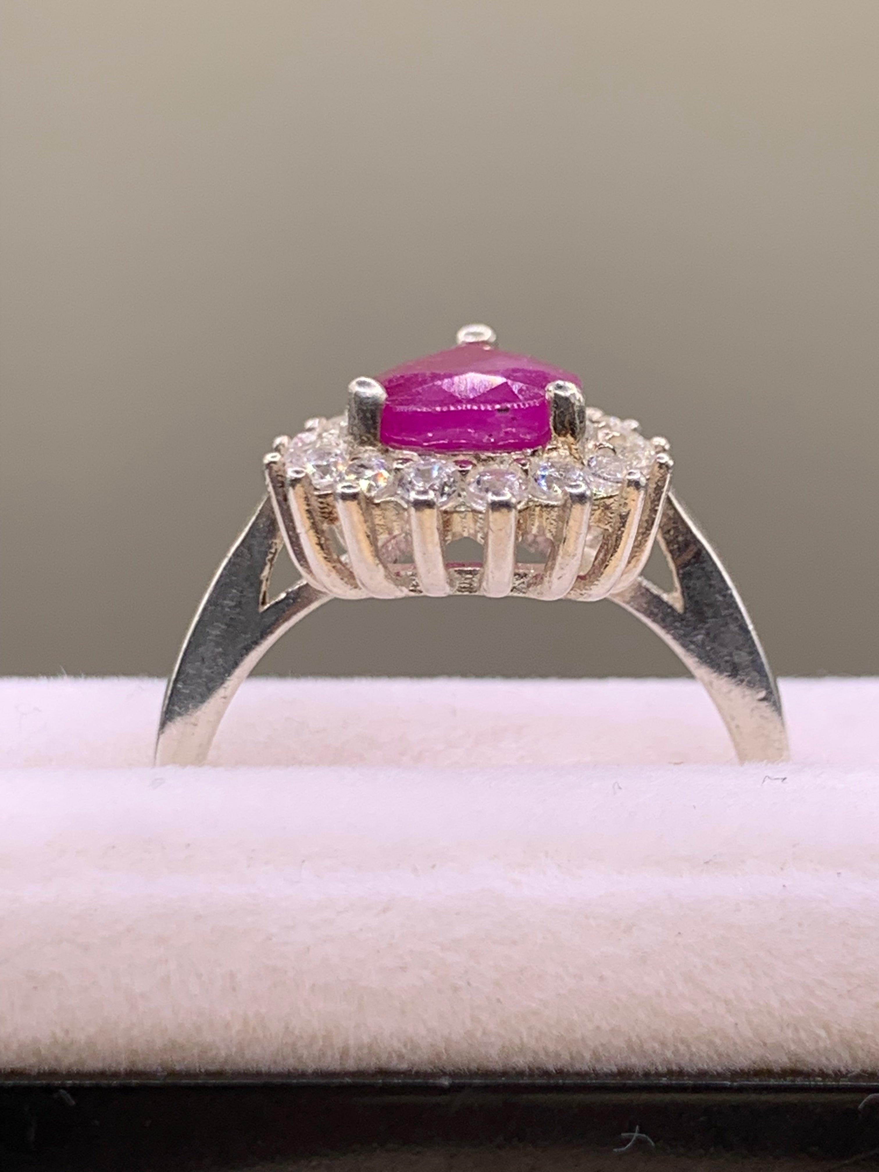 Pink Ruby Ring