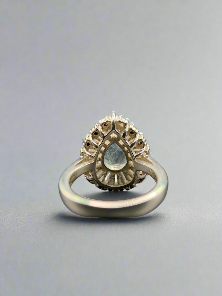 Aquamarine Ring in Silver