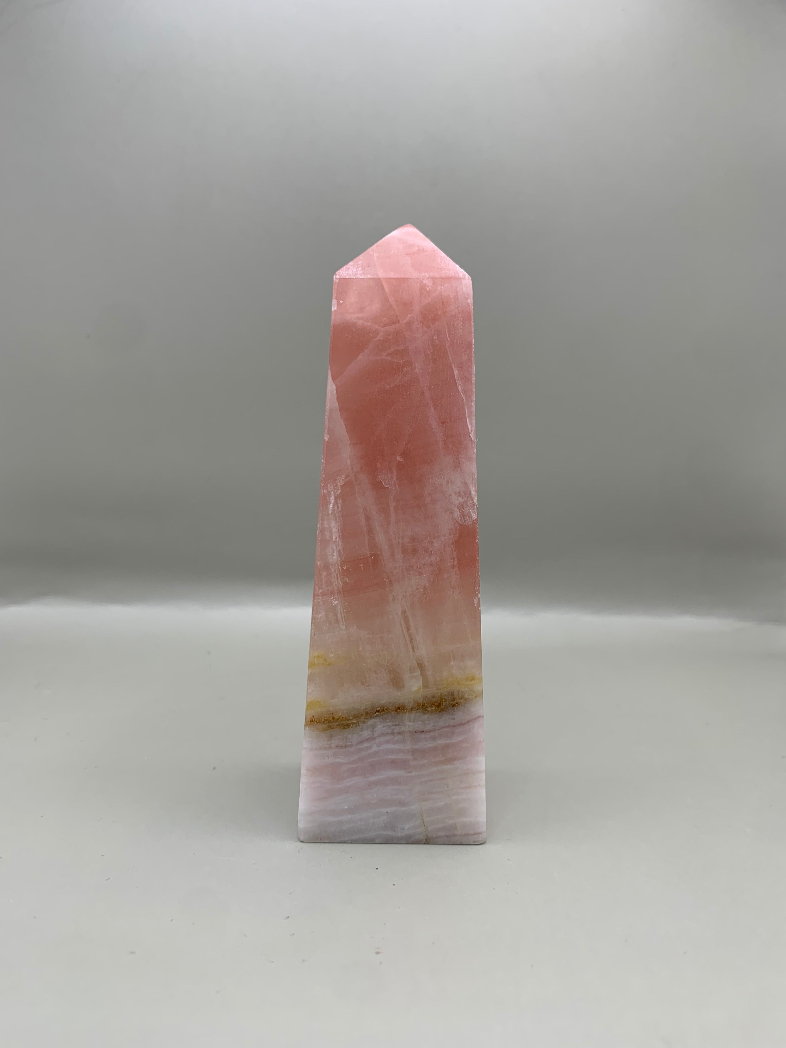 Pink Calcite Tower