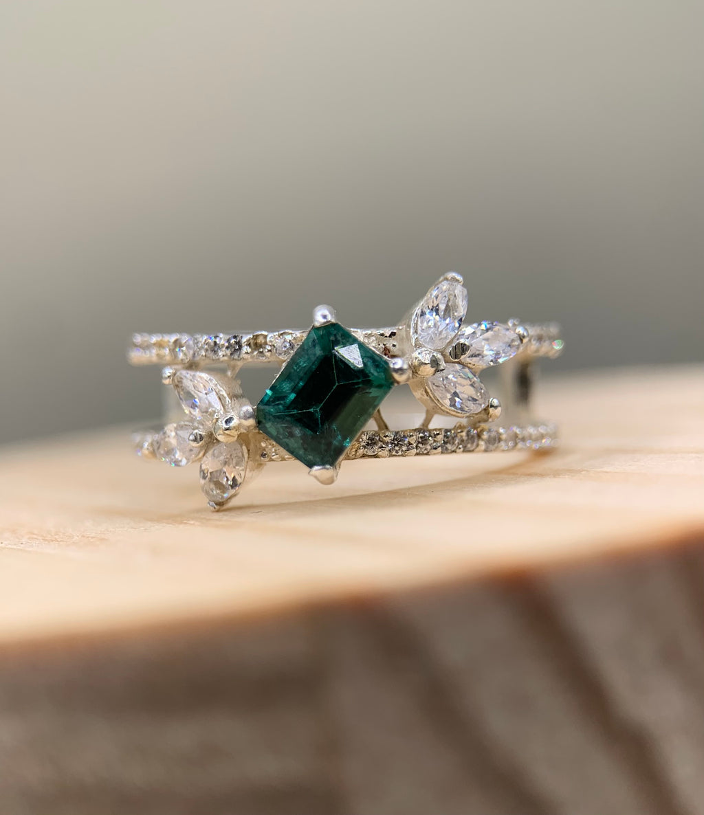 Indicolite Tourmaline ring