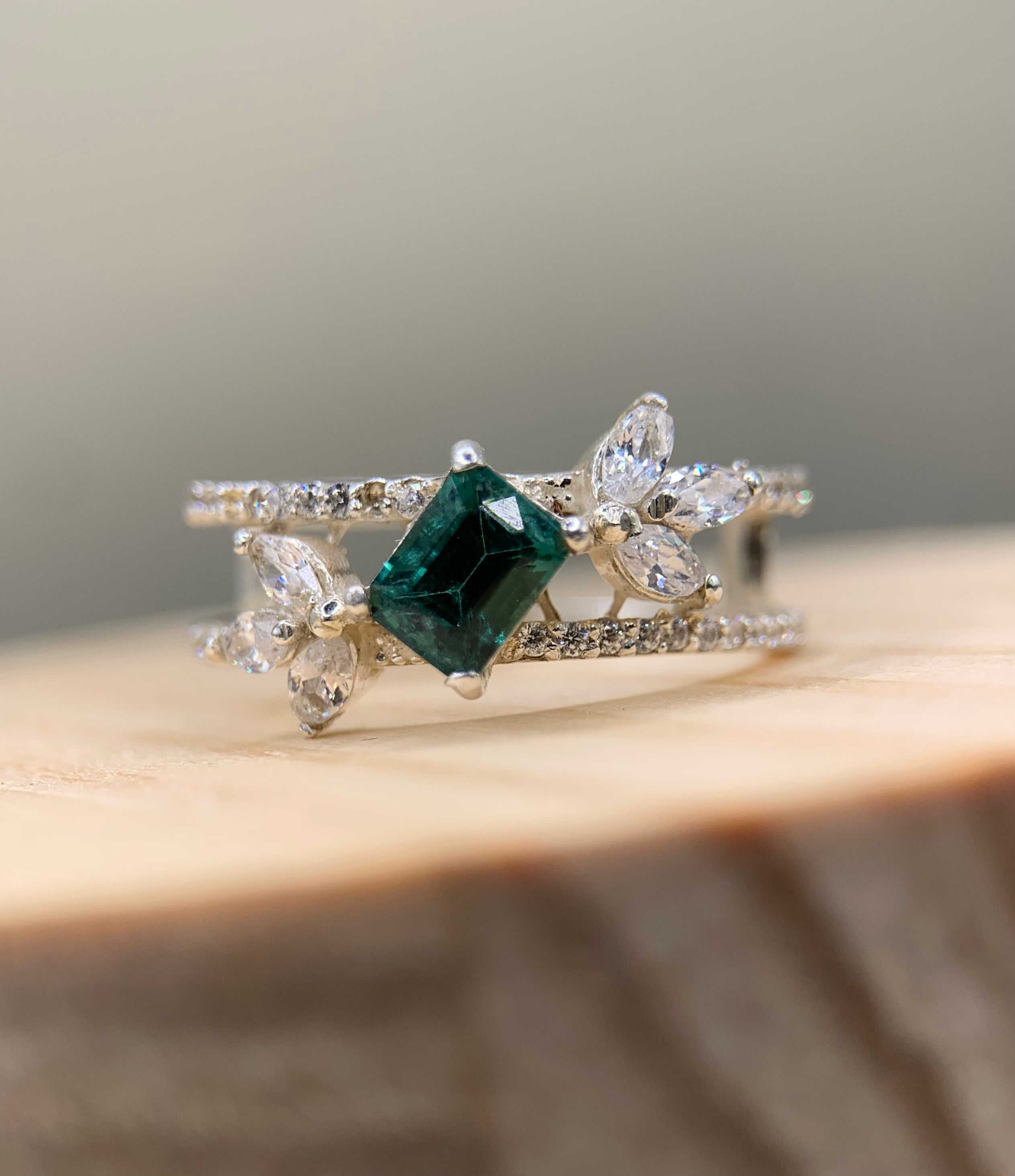 Indicolite Tourmaline ring