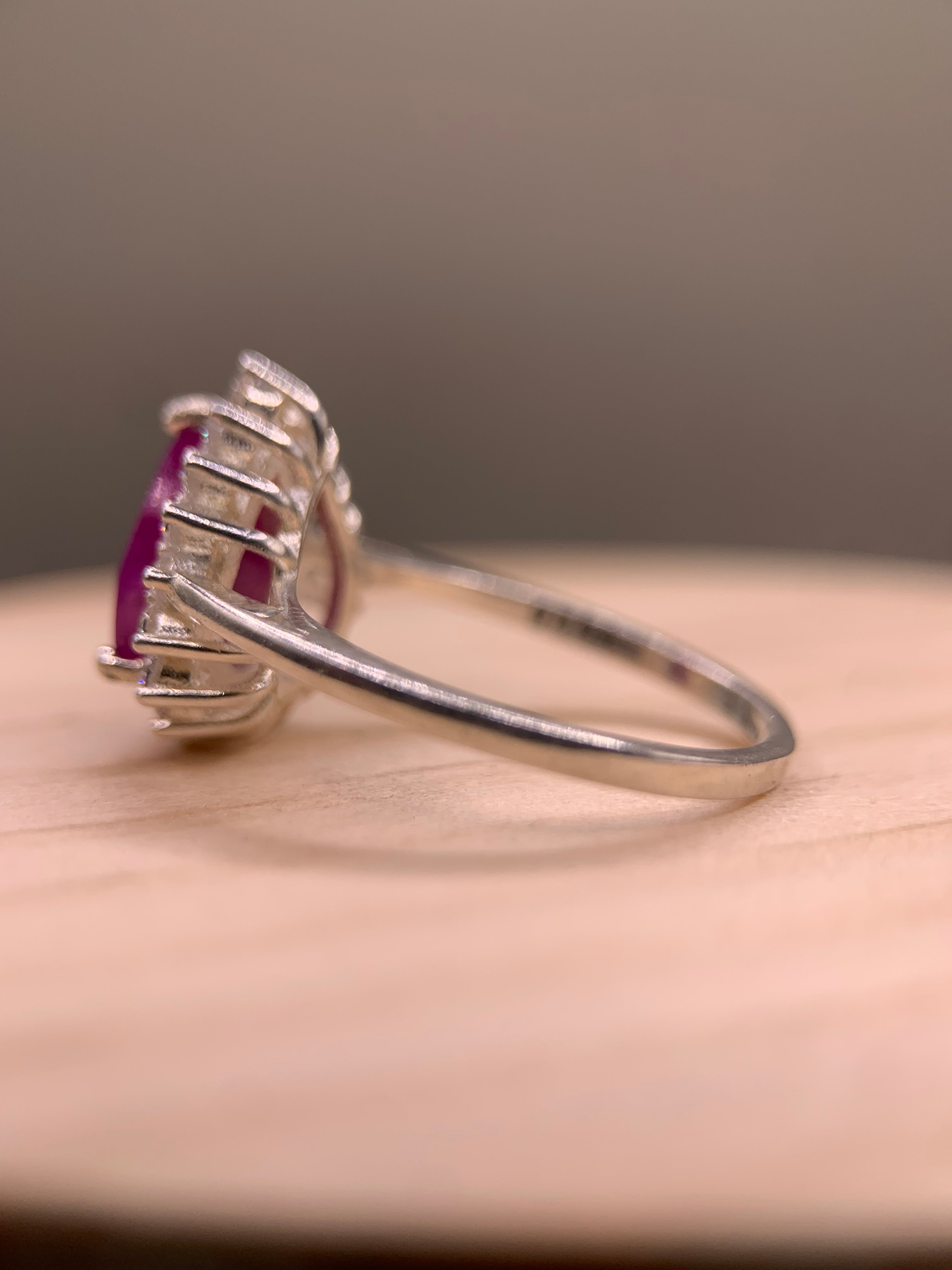Pink Ruby Ring