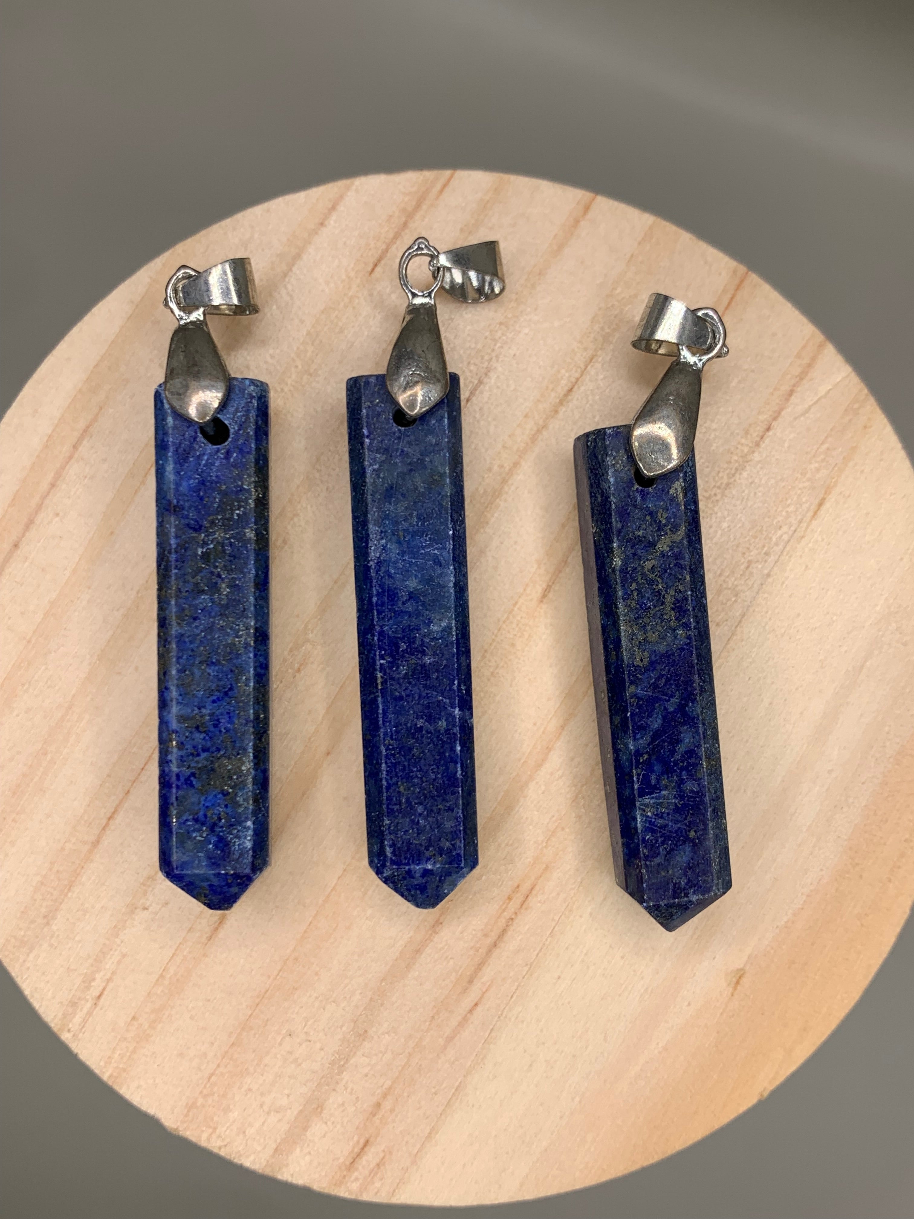 Lapis pendants
