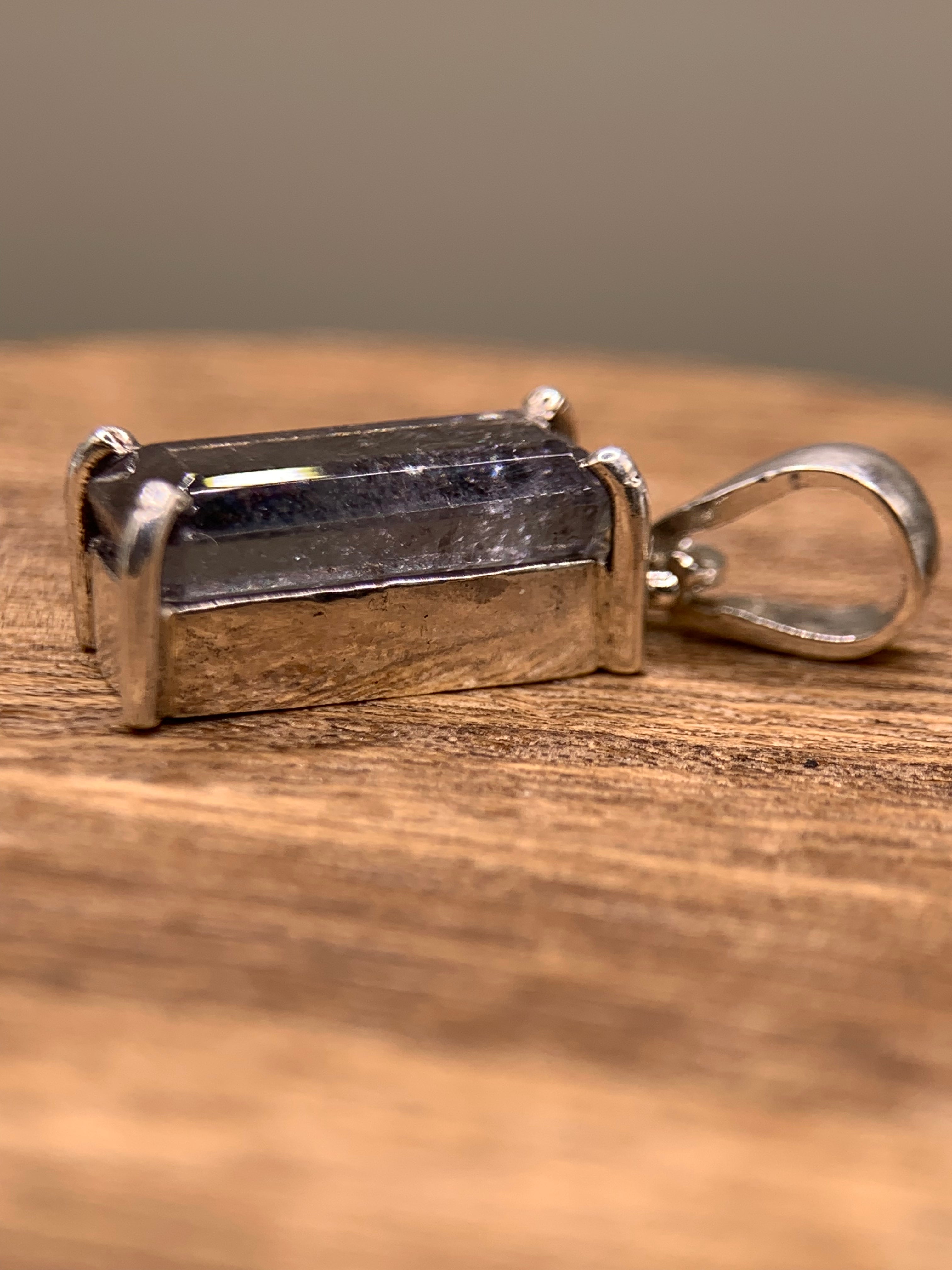Grey Tourmaline Pendant