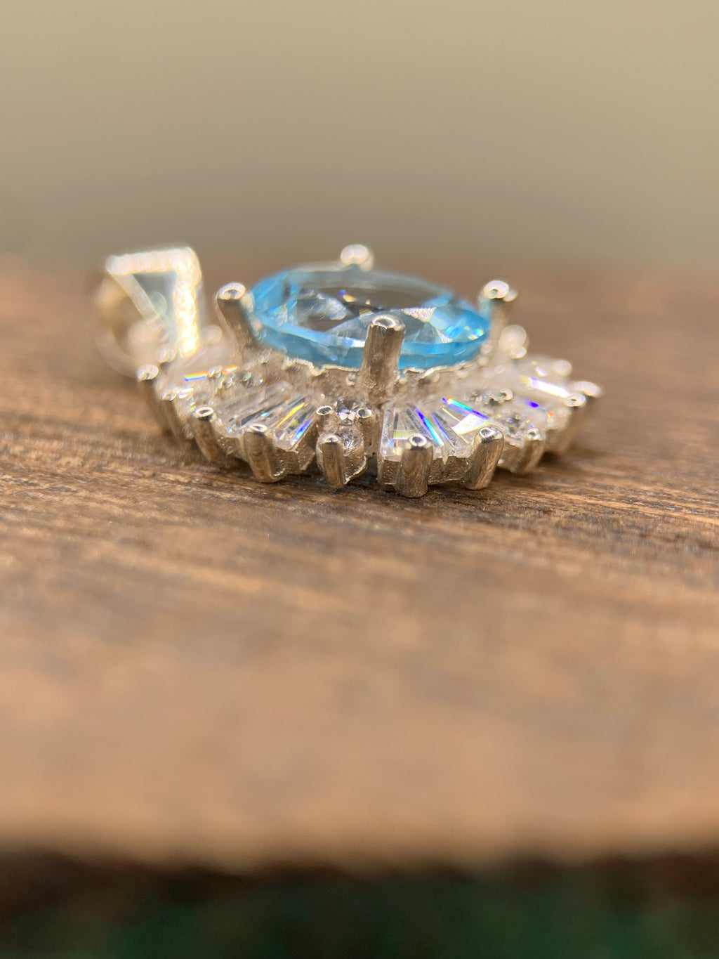 Blue Topaz Pendant