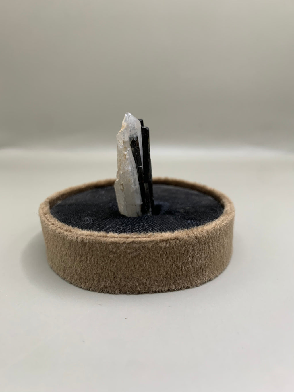 Tourmaline on Quartz