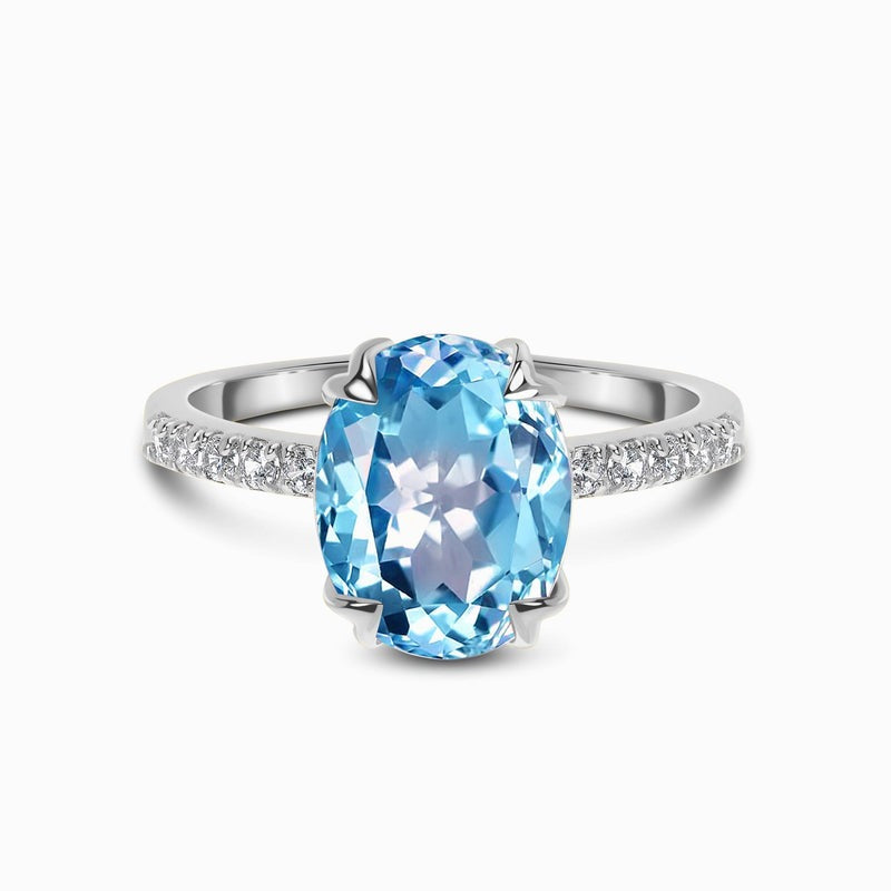 Blue Topaz Ring