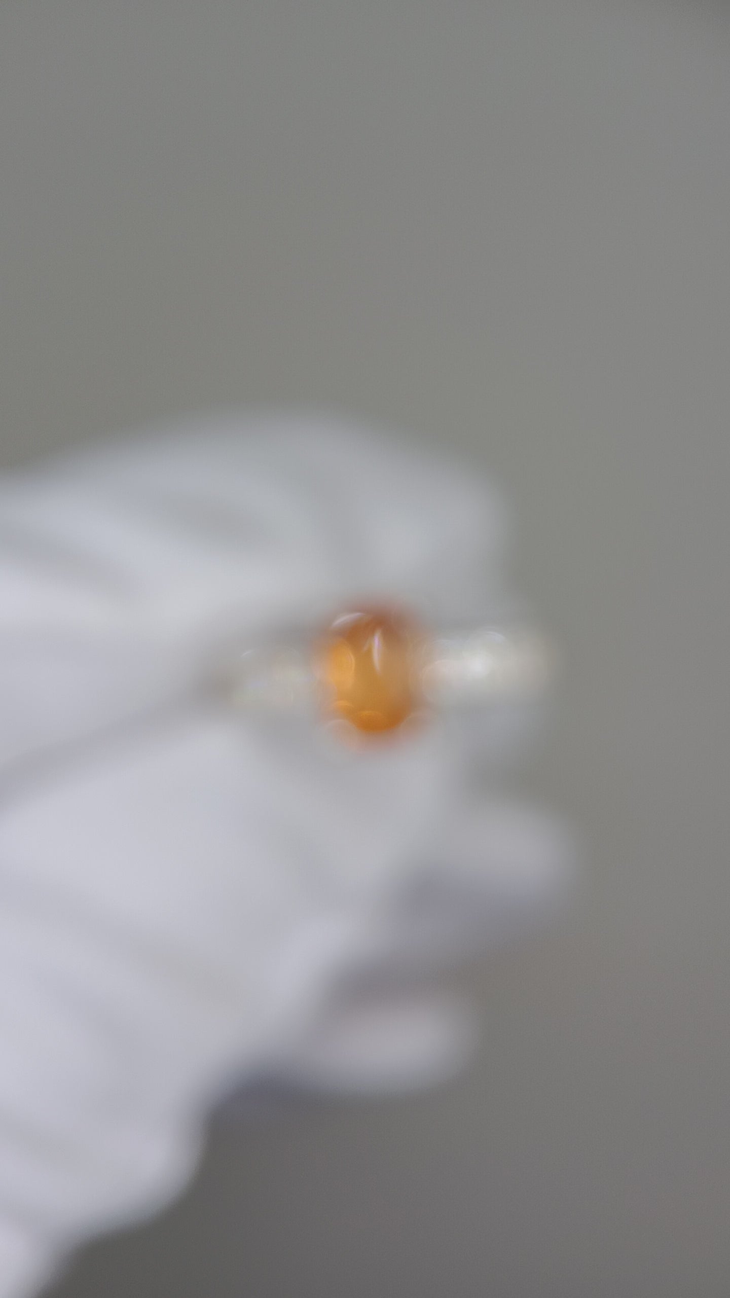 Hessonite Garnet Ring in Silver